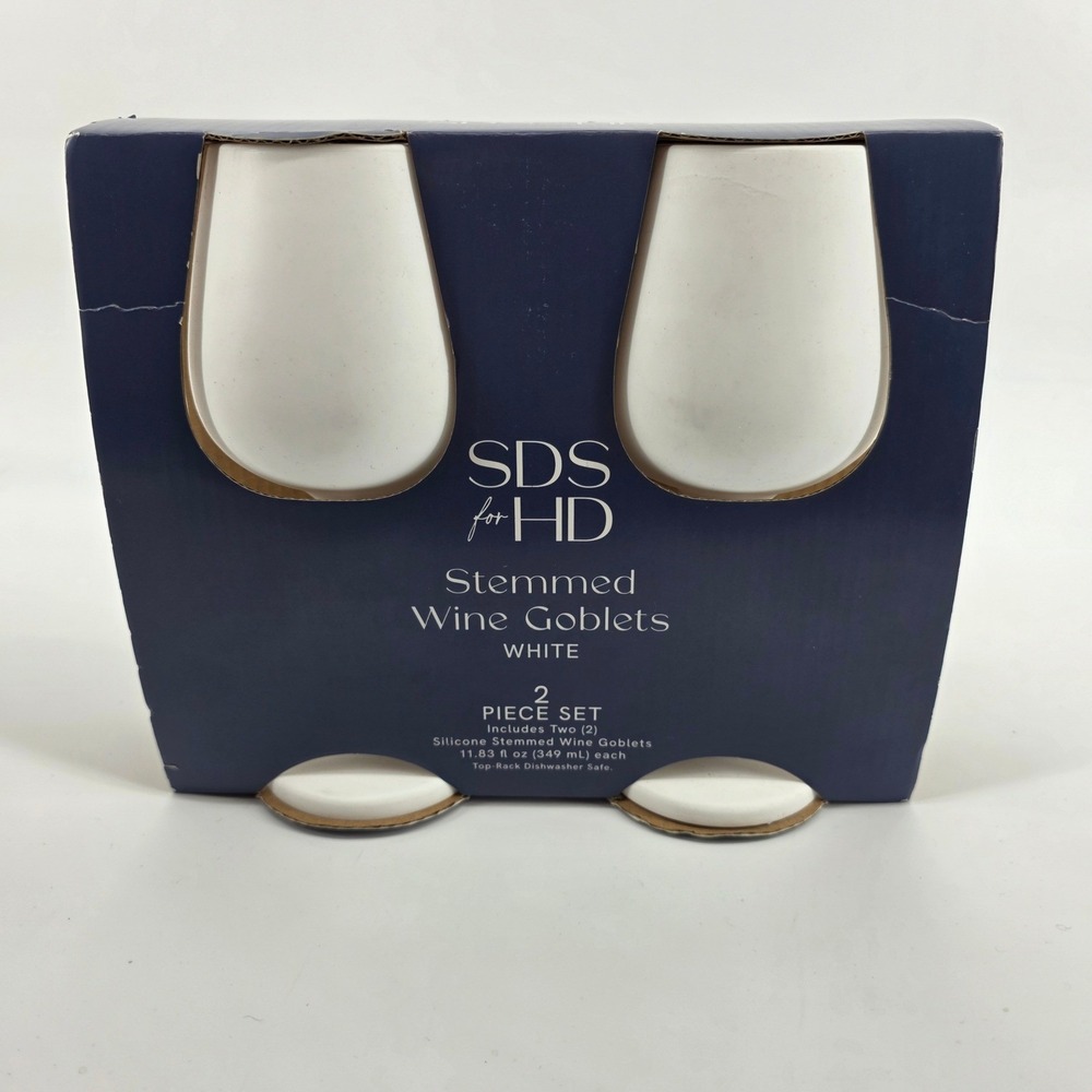 SDS for HD‎ White Silicone Stemmed Wine Goblets 2 Piece Set 11.83 oz Unbreakable